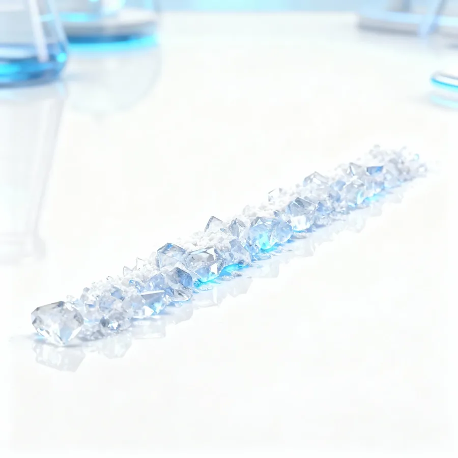 Crystalline arginine powder
