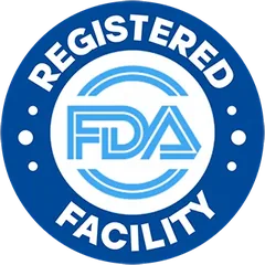 Seal: FDA-registered facility