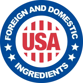 Seal: manufactured in the USA
