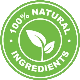 Seal: 100% natural ingredients